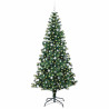 Árbol de Navidad Artificial Preiluminado Verde 240cm 3