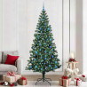 Árbol de Navidad Artificial Preiluminado Verde 240cm 1