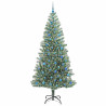 Árbol de Navidad Artificial Nevado con Luz LED Verde y 240 cm 3
