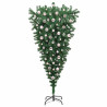 Árbol de Navidad artificial pre-iluminado al revés con set de bolas 4