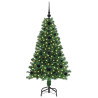Árbol de Navidad artificial Verde 120 cm PVC y Acero y Plástico 3