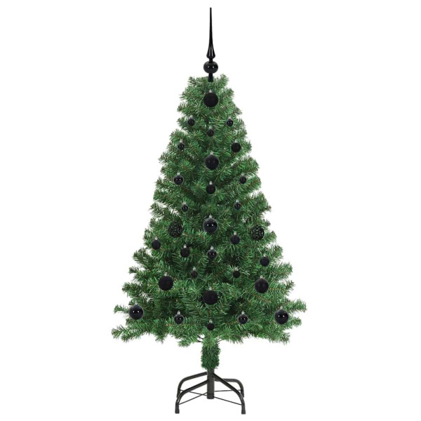Árbol de Navidad artificial Verde 120 cm PVC y Acero y Plástico M 4