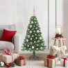 Árbol de Navidad artificial Verde 120 cm PVC y Acero y Plástico 1