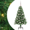 Árbol de Navidad artificial Verde 120 cm PVC y Acero y Plástico 2