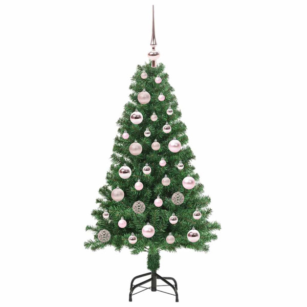 Árbol de Navidad artificial Verde 120 cm PVC y Acero y Plástico M 4