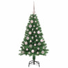 Árbol de Navidad artificial Verde 120 cm PVC y Acero y Plástico 4