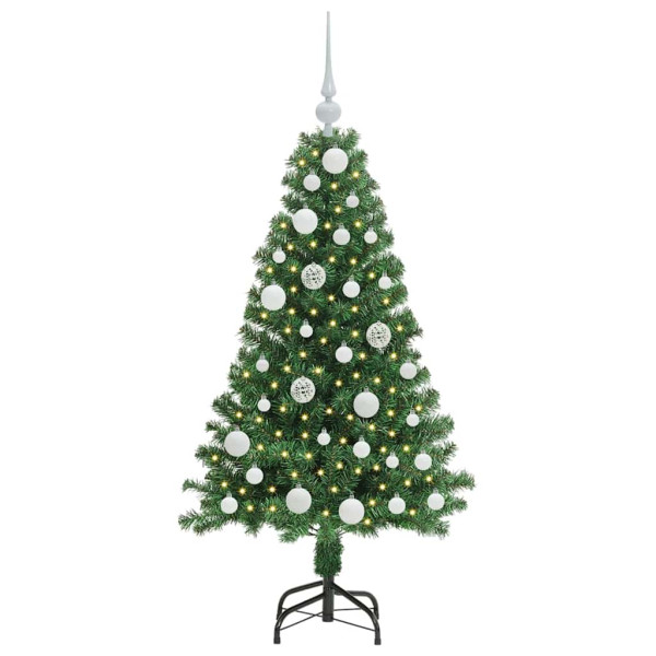 Árbol de Navidad artificial Verde 120 cm PVC y Acero y Plástico M 3