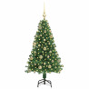 Árbol de Navidad artificial Verde 120 cm PVC y Acero y Plástico 3