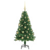 Árbol de Navidad artificial Verde 120 cm PVC y Acero y Plástico 4