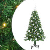 Árbol de Navidad artificial Verde 120 cm PVC y Acero y Plástico 2