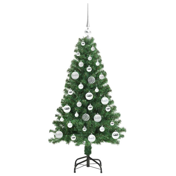 Árbol de Navidad artificial Verde 120 cm PVC y Acero y Plástico M 4