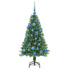 Árbol de Navidad artificial Verde 120 cm PVC y Acero y Plástico 3