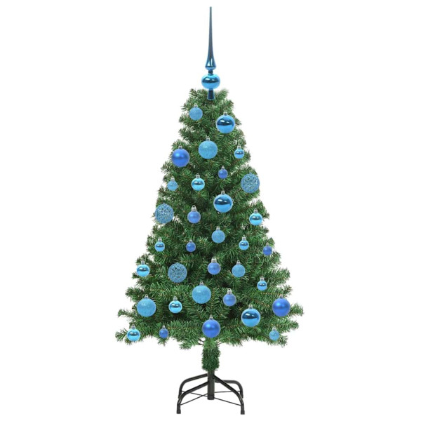 Árbol de Navidad artificial Verde 120 cm PVC y Acero y Plástico M 4