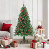 Árbol de Navidad artificial Verde 150 cm PVC y Acero y Plástico 1