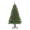 Árbol de Navidad artificial Verde 150 cm PVC y Acero y Plástico 3