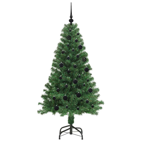 Árbol de Navidad artificial Verde 150 cm PVC y Acero y Plástico M 4