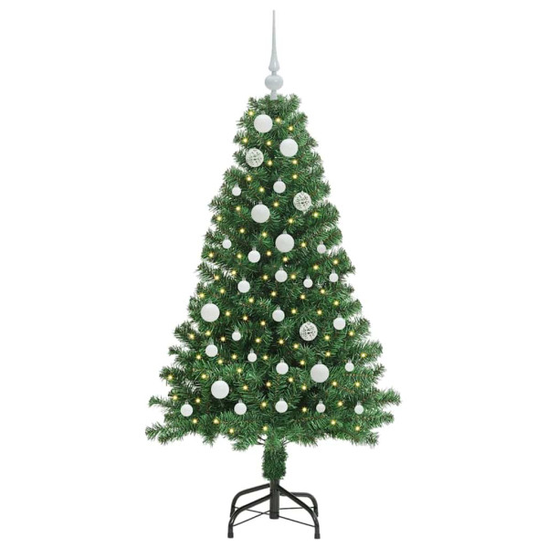 Árbol de Navidad artificial Verde 150 cm PVC y Acero y Plástico M 3