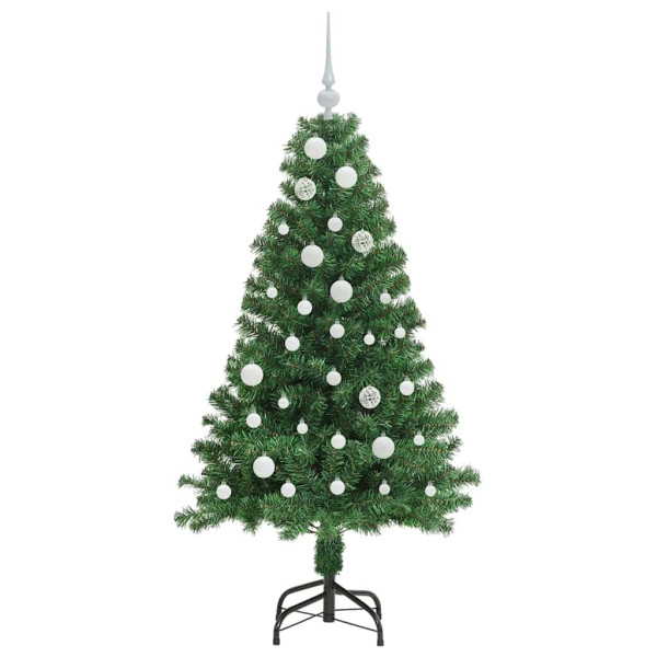 Árbol de Navidad artificial Verde 150 cm PVC y Acero y Plástico M 4