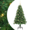 Árbol de Navidad artificial Verde 150 cm PVC y Acero y Plástico 2