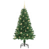 Árbol de Navidad artificial Verde 150 cm PVC y Acero y Plástico 4