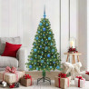 Árbol de Navidad Artificial Verde 150cm PVC 1