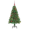 Árbol de Navidad artificial Verde 150 cm PVC y Acero y Plástico 3