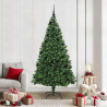 Árbol de Navidad artificial Verde 210 cm PVC y Acero y Plástico 1