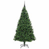 Árbol de Navidad artificial Verde 210 cm PVC y Acero y Plástico 3