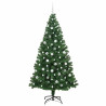Árbol de Navidad artificial Verde 210 cm PVC y Acero y Plástico 4