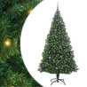Árbol de Navidad artificial Verde 210 cm PVC y Acero y Plástico 2