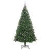 Árbol de Navidad artificial Verde 210 cm PVC y Acero y Plástico 3