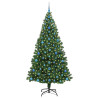 Árbol de Navidad artificial Verde 210 cm PVC y Acero y Plástico 3