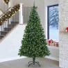 Árbol de Navidad artificial Verde 240 cm PVC y Acero y Plástico 1
