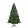Árbol de Navidad artificial Verde 240 cm PVC y Acero y Plástico 3