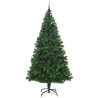Árbol de Navidad artificial Verde 240 cm PVC y Acero y Plástico 4