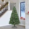 Árbol de Navidad artificial Verde 240 cm PVC y Acero y Plástico 1
