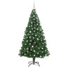 Árbol de Navidad artificial Verde 240 cm PVC y Acero y Plástico 4