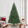 Árbol de Navidad artificial Verde 240 cm PVC y Acero y Plástico 1