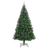 Árbol de Navidad artificial Verde 240 cm PVC y Acero y Plástico 4