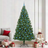 Árbol de Navidad artificial Verde 240 cm PVC y Acero y Plástico 1
