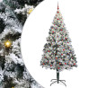 Árbol de Navidad artificial con 300 LED Verde 240 x 150 cm 2