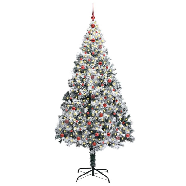 Árbol de Navidad artificial con 300 LED Verde 240 x 150 cm M 3
