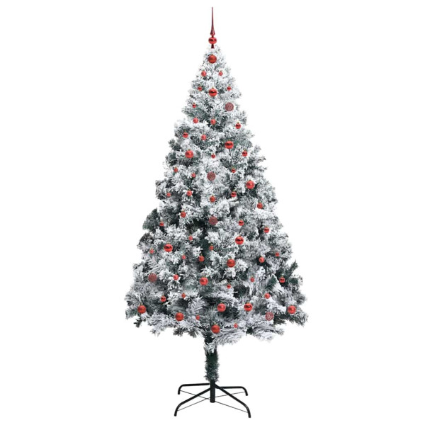 Árbol de Navidad artificial con 300 LED Verde 240 x 150 cm M 4