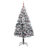 Árbol de Navidad artificial con 300 LED Verde 240 x 150 cm 4