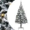 Árbol de Navidad artificial con 300 LED Verde 240 x 150 cm 2