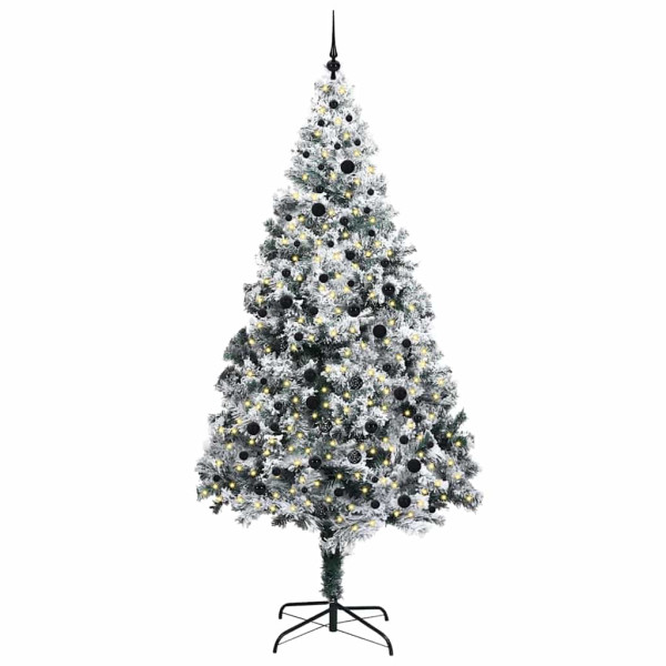 Árbol de Navidad artificial con 300 LED Verde 240 x 150 cm M 3