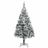 Árbol de Navidad artificial con 300 LED Verde 240 x 150 cm 3