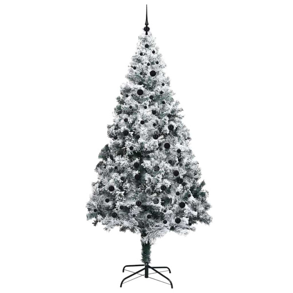 Árbol de Navidad artificial con 300 LED Verde 240 x 150 cm M 4