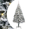 Árbol de Navidad artificial con 300 LED Verde 240 x 150 cm 2