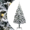 Árbol de Navidad artificial con 300 LED Verde 240 x 150 cm 2